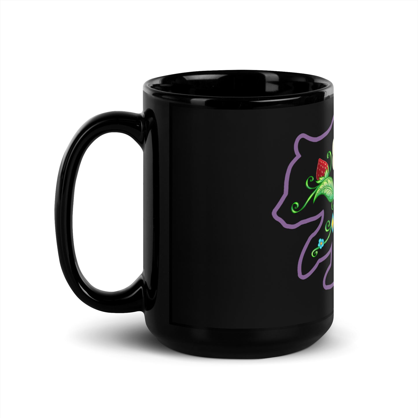 OKWARIKOWA Black Glossy Mug