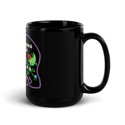 OKWARIKOWA Black Glossy Mug